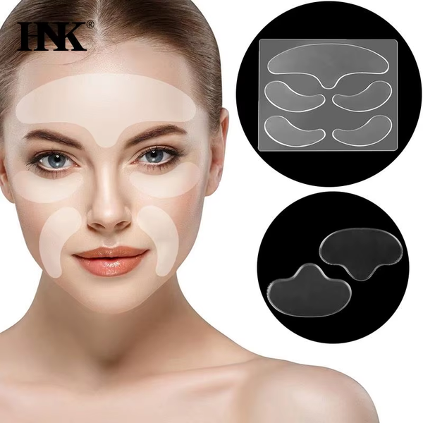 AgeDefy™ Reusable Silicone Anti-Wrinkle Patches – Forehead, Cheek & Chin Lift System