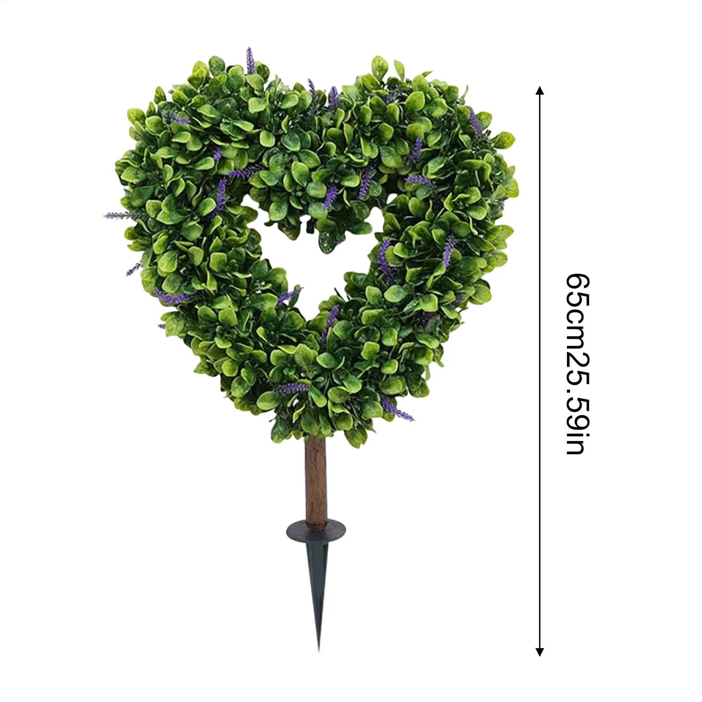 Artificial Heart-Shaped Topiary Tree