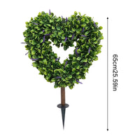 Artificial Heart-Shaped Topiary Tree
