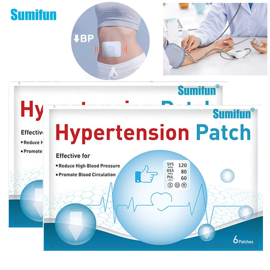 HeartBalance™ Natural Blood Pressure Support Patches – Herbal Hypertension & Circulation Care (24-Pack)