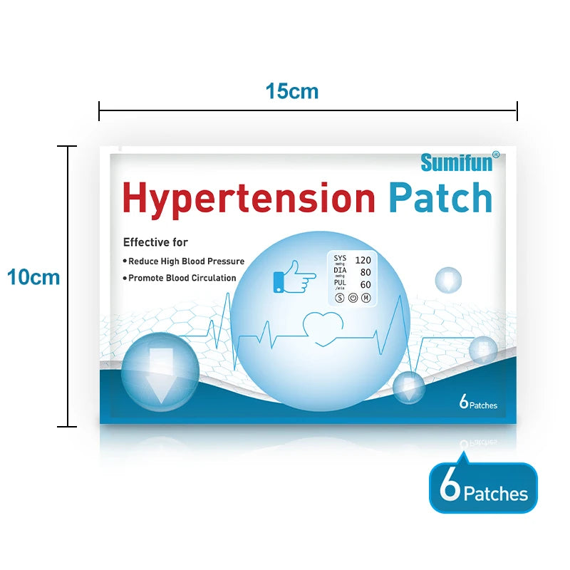 HeartBalance™ Natural Blood Pressure Support Patches – Herbal Hypertension & Circulation Care (24-Pack)