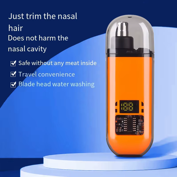 TrimEase™ Rechargeable Nose & Ear Hair Trimmer – Portable Precision Grooming 