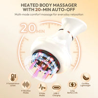 LymphoSculpt™ Electric Lymphatic Drainage Body Massager with Heat & Vibration