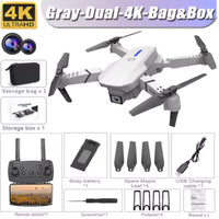 E88 Pro Foldable Quadcopter Drone┃WIFI FPV, HD 4K Camera, Altitude Hold.