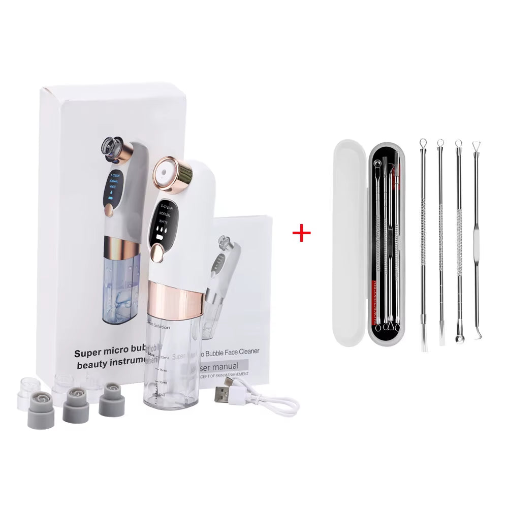 PoreClear™ Electric Blackhead Remover – Deep Cleansing Vacuum with Water Circulation Technology