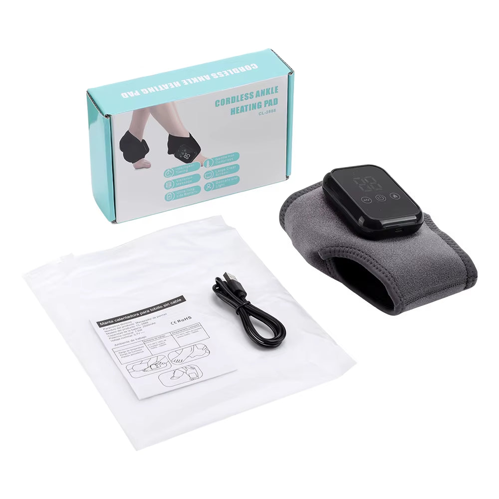 FlexiPulse™ Ankle Recovery System – Smart Air Compression Massager for Achilles Tendon Relief & Circulation Boost