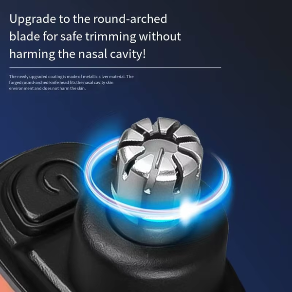 TrimEase™ Rechargeable Nose & Ear Hair Trimmer – Portable Precision Grooming 
