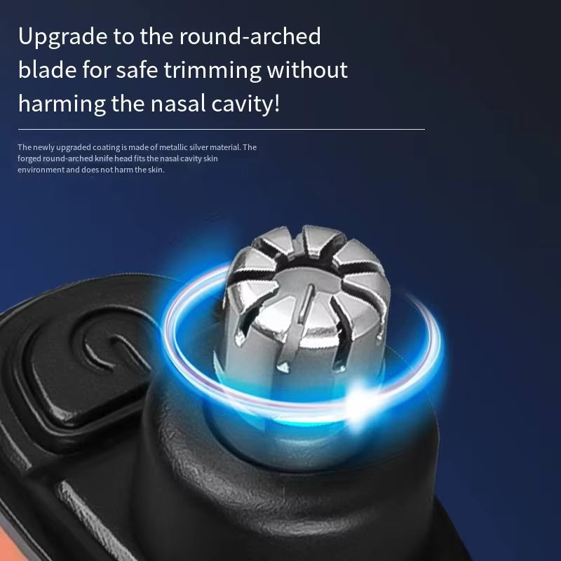 TrimEase™ Rechargeable Nose & Ear Hair Trimmer – Portable Precision Grooming 