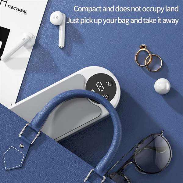 UltraCleanse™  Portable Ultrasonic Jewelry & Glasses Cleaner – 450ml Deep Cleaning Machine