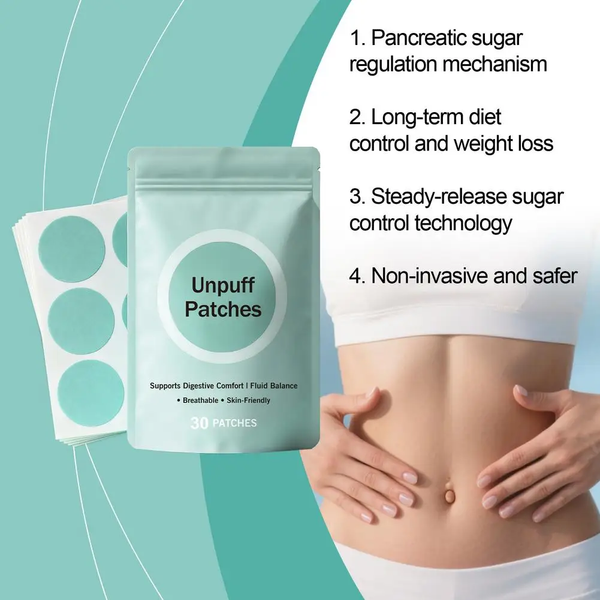 Unpuff™ Wellness Patches – 30 Breathable Self-Care Body Patches for Daily Comfort