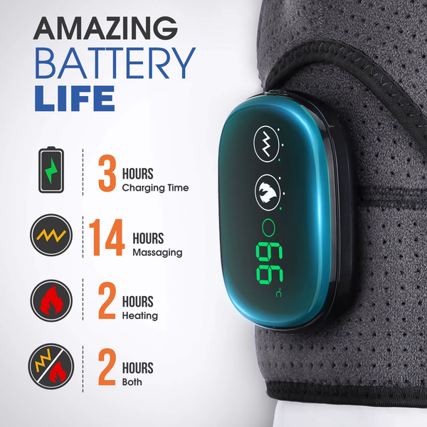 ShoulderRx™ Heated Shoulder Brace – Vibration Massage & Compression Support for Recovery