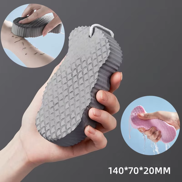PureSkin™ Magic Exfoliating Bath Sponge – Deep Clean Dead Skin Remover & Gentle Body Polisher