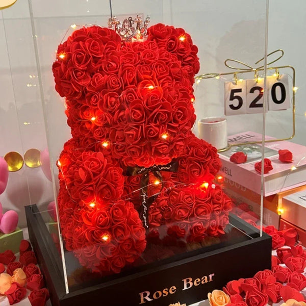 Eternal Rose Teddy Bear┃Valentine's Day Gifts & Decorations