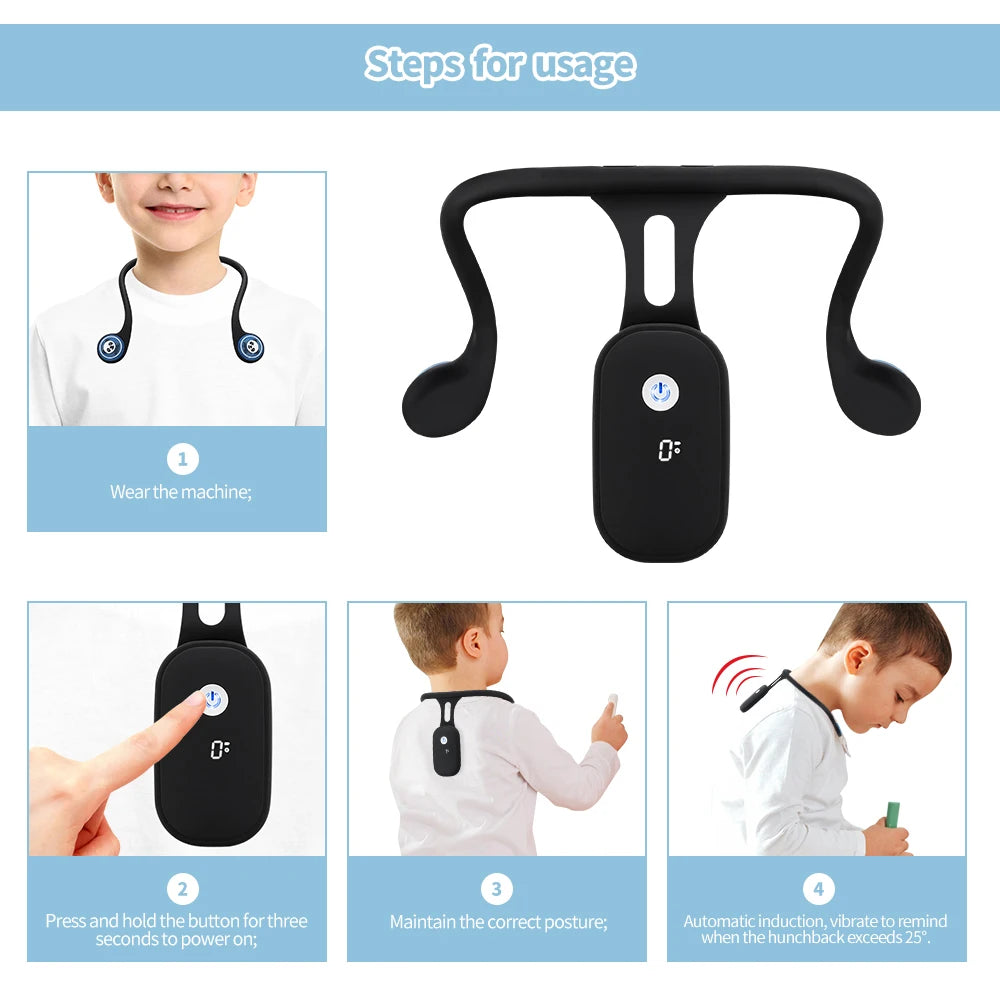 SpineGuard™ Smart Posture Corrector – Adjustable Back Support & Posture Training Device