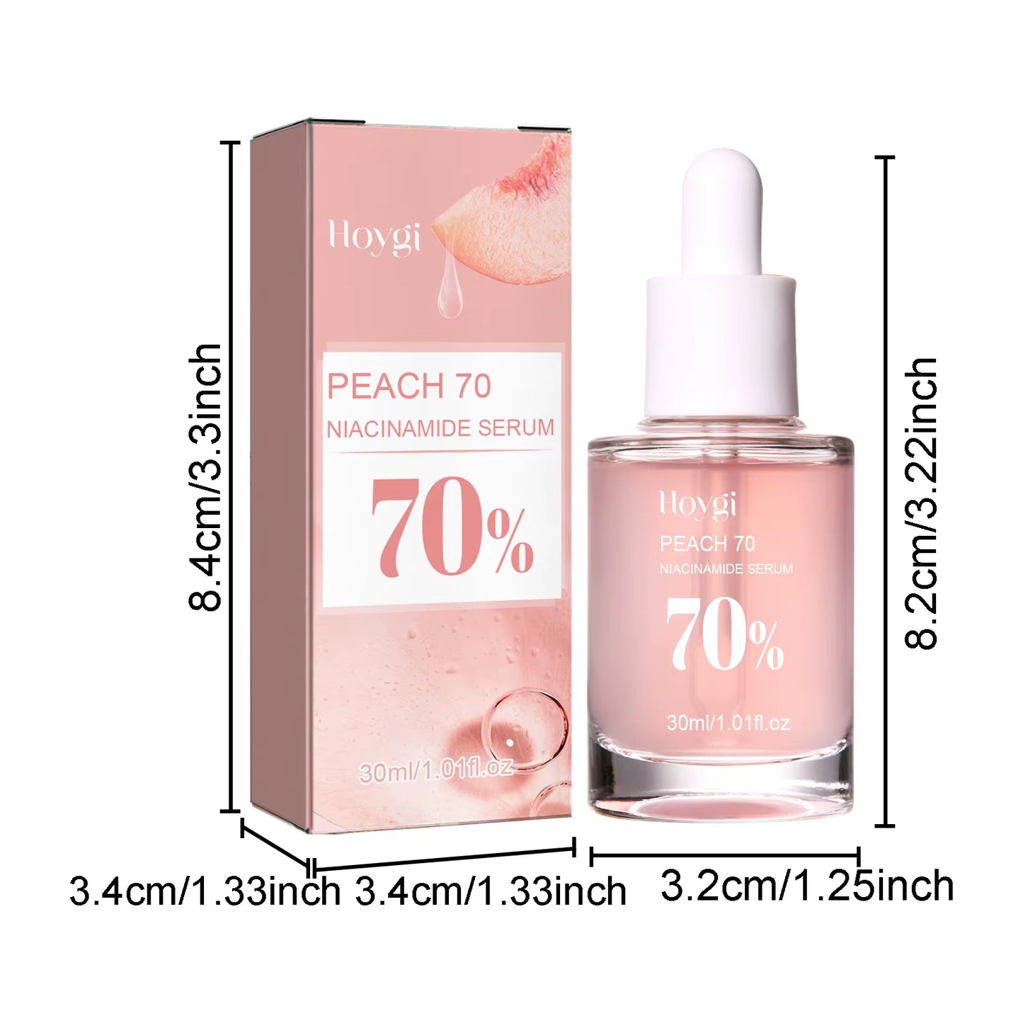 PeachGlow™ Niacinamide Serum – Dark Spot Corrector & Pore Minimizing Skin Treatment