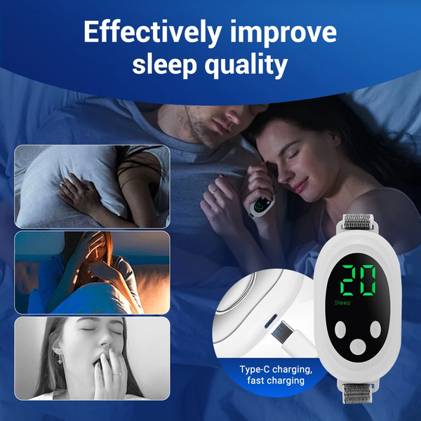 SleepWave™ EMS Sleep Aid Machine – Microcurrent Relaxation & Stress Relief Massager