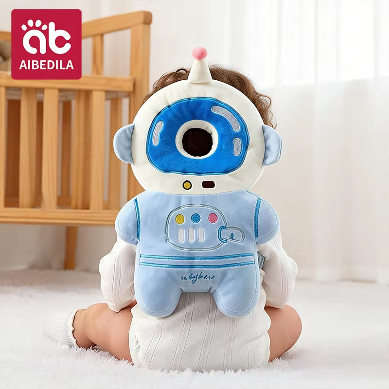 SafeSteps™ Baby Head Protector – Astronaut Backpack Cushion for Crawling & Walking