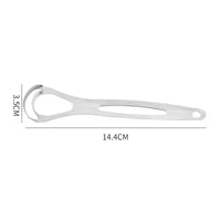 PureScrape™ Stainless Steel Tongue Scraper – Professional Tongue Cleaner for Fresh Breath & Daily Oral Care