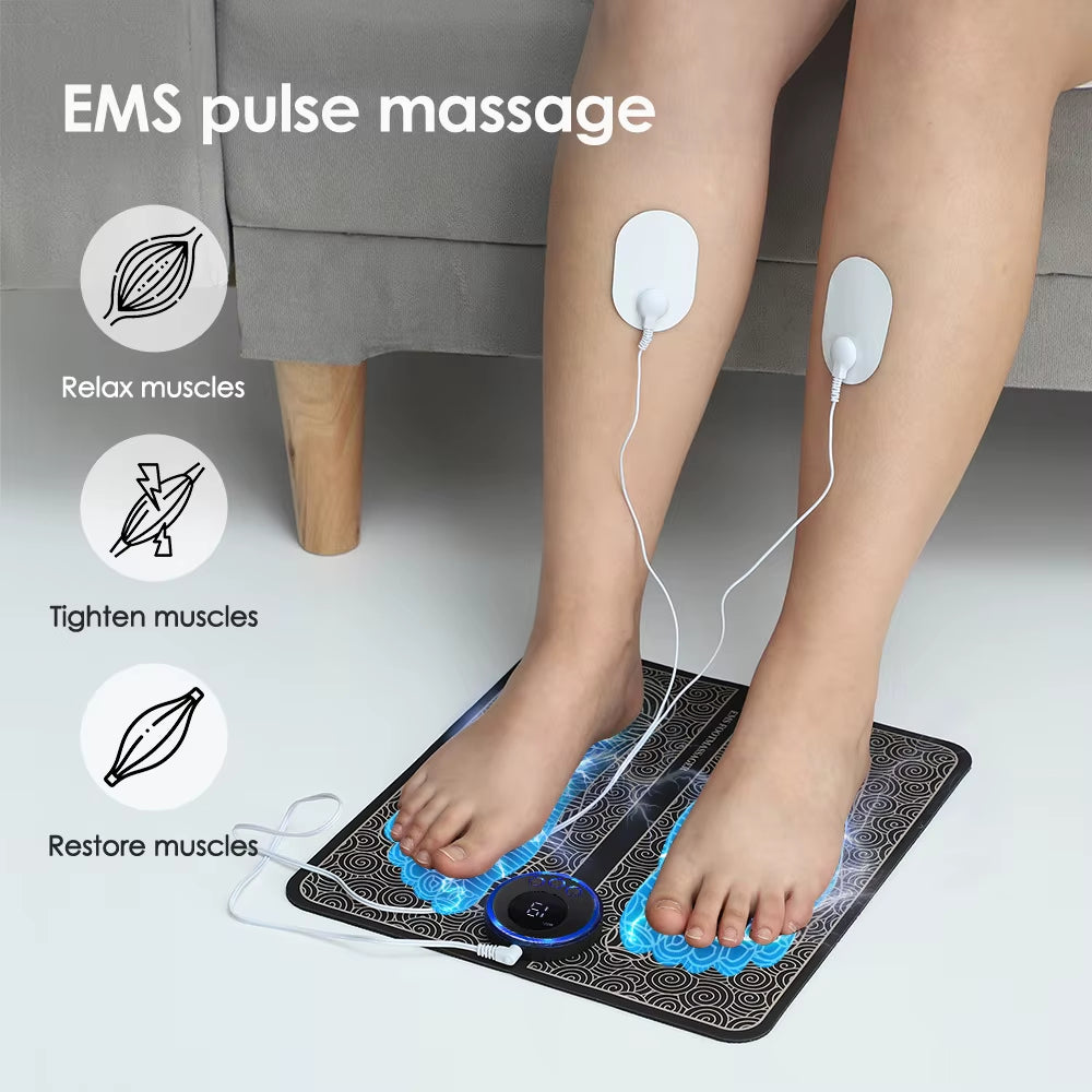 NerveEase™┃EMS Foot Massager Pad┃Pain Relief Massage┃Electric Muscle Stimulation 