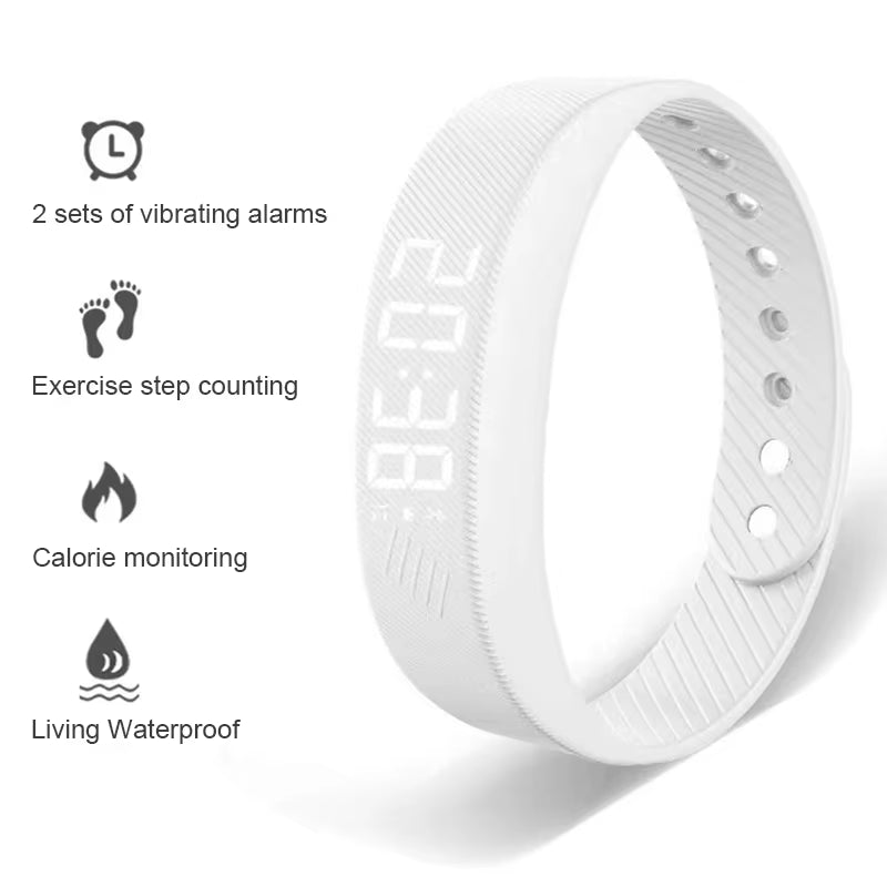 PulseTrack™ Waterproof Smart Fitness Bracelet – Advanced Health & Activity Monitor