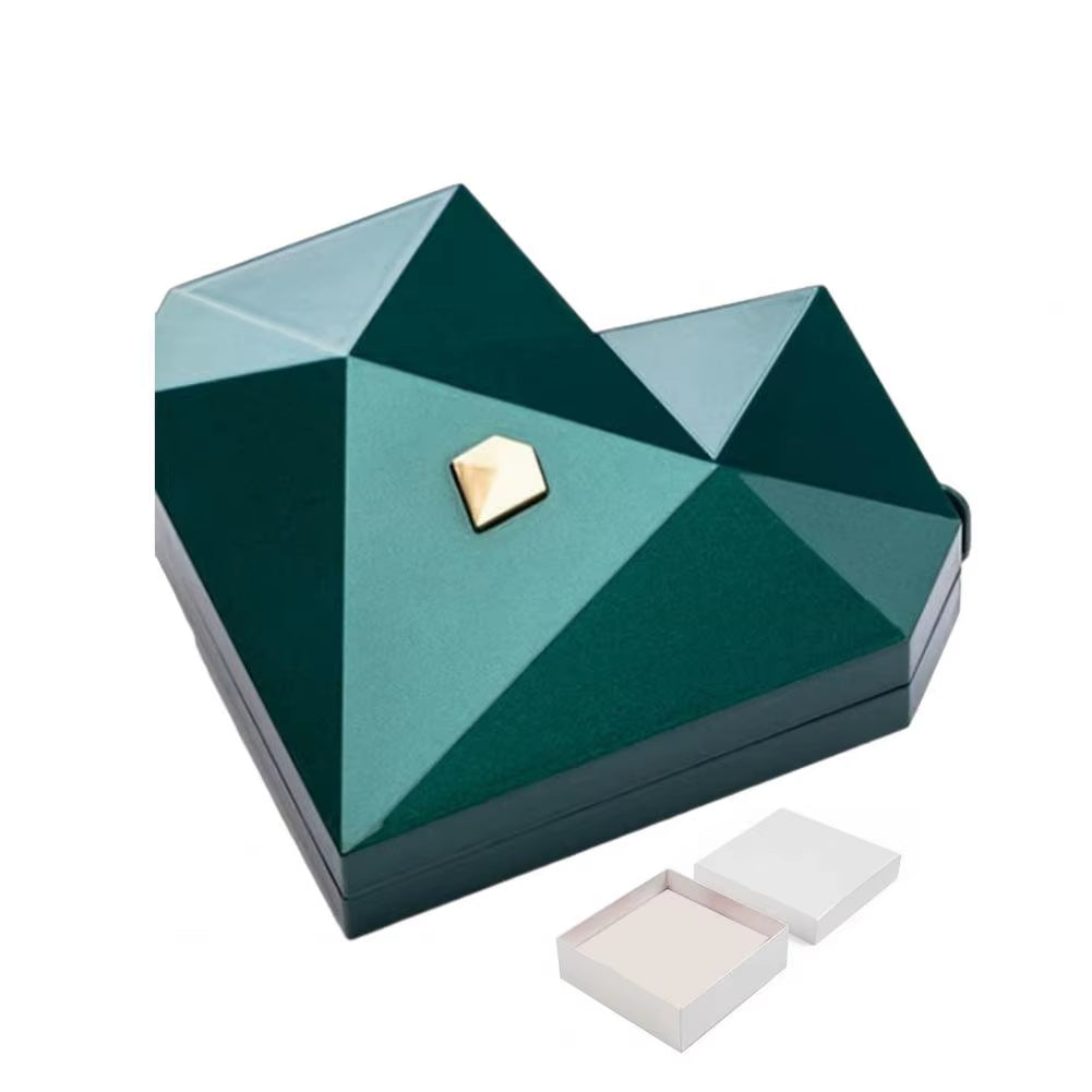 Valentine's Day Heart-Shaped Auto Pop-Up Ring Box