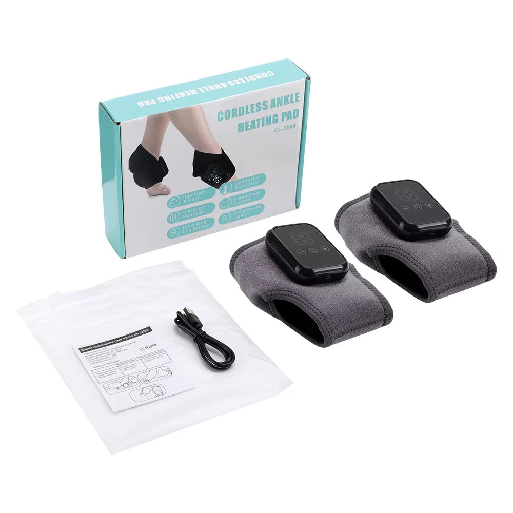 FlexiPulse™ Ankle Recovery System – Smart Air Compression Massager for Achilles Tendon Relief & Circulation Boost