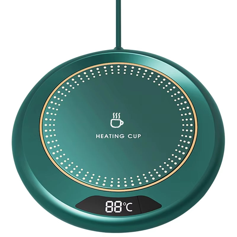 Thermostatic Heating Coaster│USB Home Heating Coaster│3-Speed Adjustment Heating│55 Degrees│