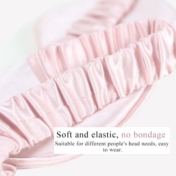 SilkDream™ Pure Silk Sleep Mask – Soft Breathable Eye Mask for Deep, Restful Sleep