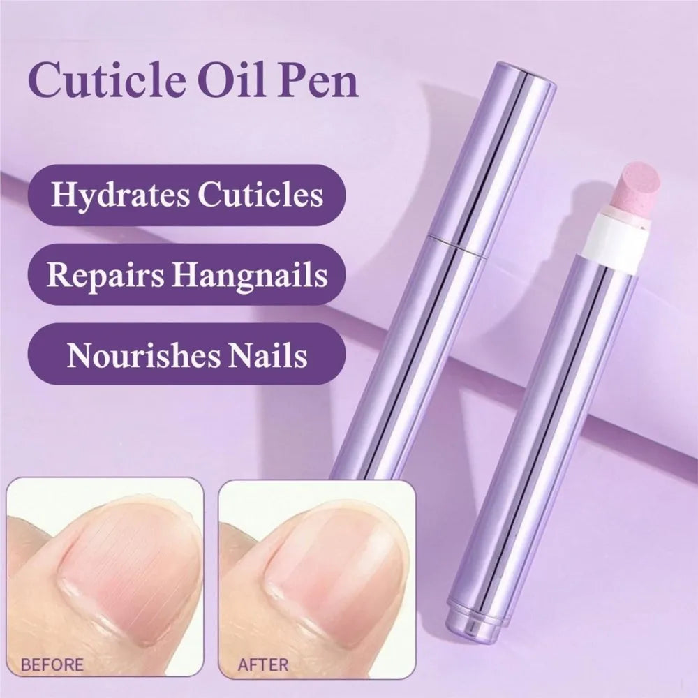 CutiGlow Pro™ 3-in-1 Cuticle Care Pen – Push, Repair & Nourish Nails Instantly