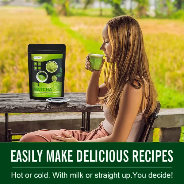 Matcha Supplement for Digestion & Gut Health, Fat Burning, Control Appetite & Weight Loss for Men & Women