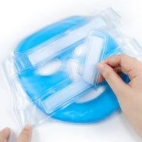 CryoGlow™ Cooling Gel Face Mask – Reusable Hot & Cold Therapy Mask for Facial Puffiness & Skin Care