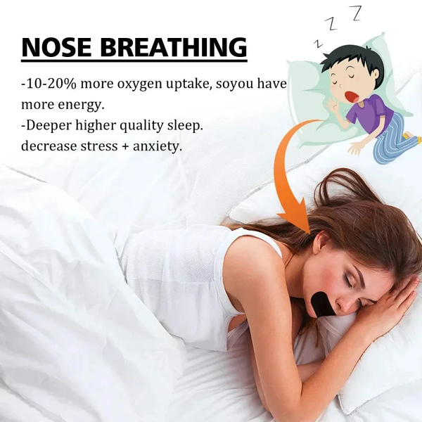 SleepSeal™ Mouth Strips – Gentle Overnight Support for Quiet, Restful Sleep