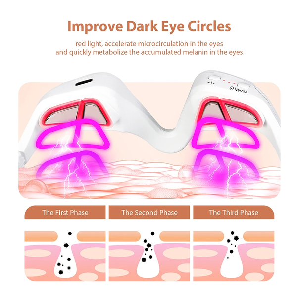 Eye Massager | 3D Eyes Massager Fatigue Relief | Lighten Dark Circles | Beauty Eye Care
