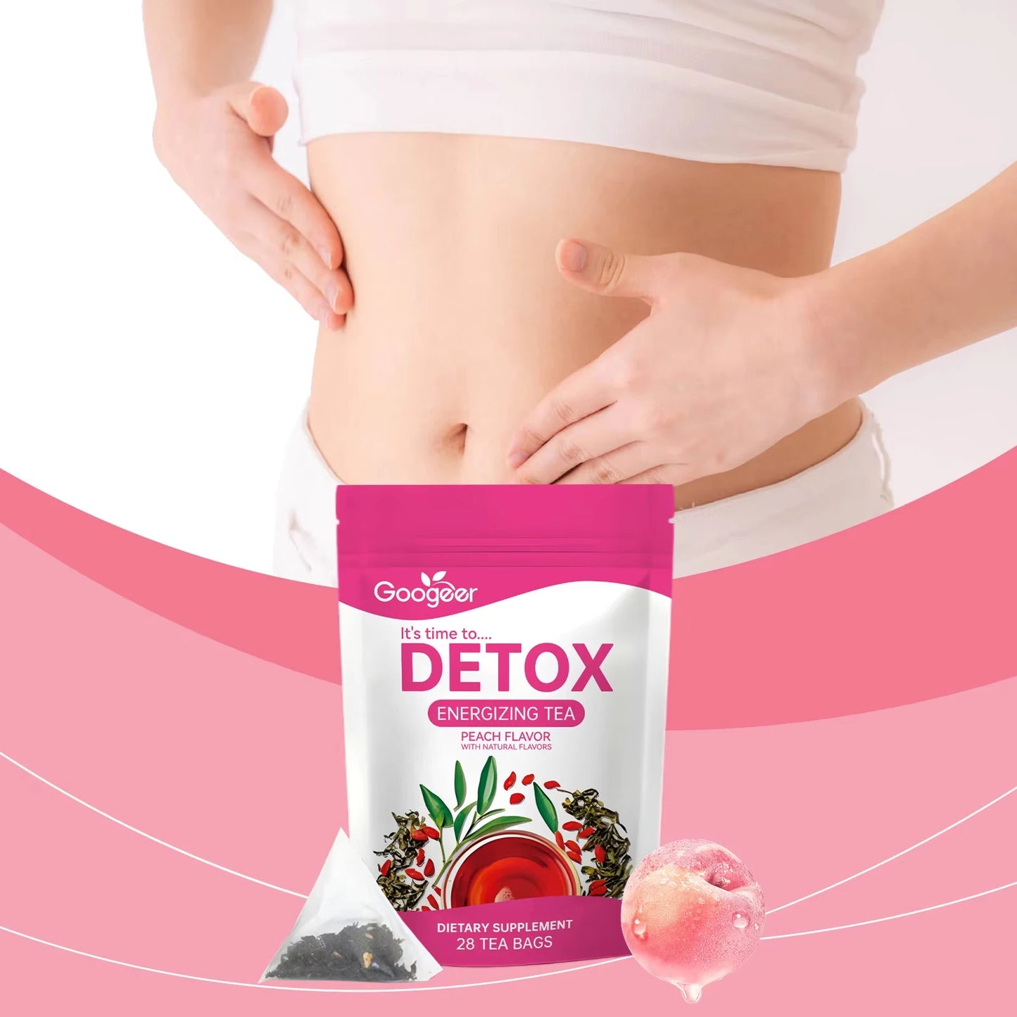 PureBalance™ Herbal Detox Wellness Tea – 28 Daily Herbal Tea Bags for a Refreshing Wellness Routine
