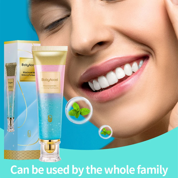 BrightSmile™ Niacinamide Whitening Toothpaste – Niacinamide Formula for a Brighter Smile