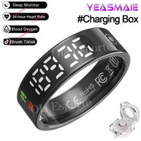 Smart Ring with Display Screen and Touch - Health Manager