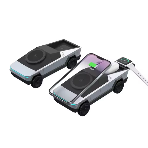 Cyberdock 3 in 1 Wireless Charging Station for Iphone16 15 14 Pro Max, Airpods, Iwatch