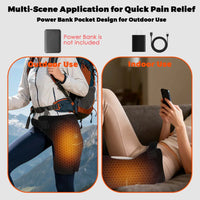 Relievio™ Heated Hip Support Belt – Infrared Therapy Wrap for Sciatica, Hip & Lumbar Pain Relief