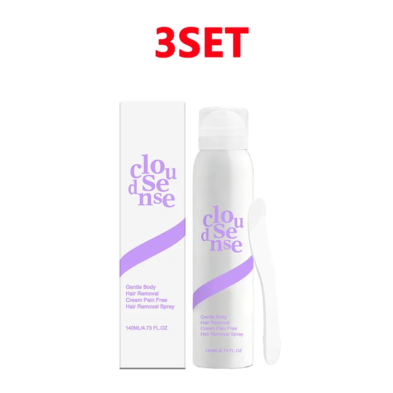 BareGlow™ Hair Removal Spray – Fast & Painless Full Body Hair Remover