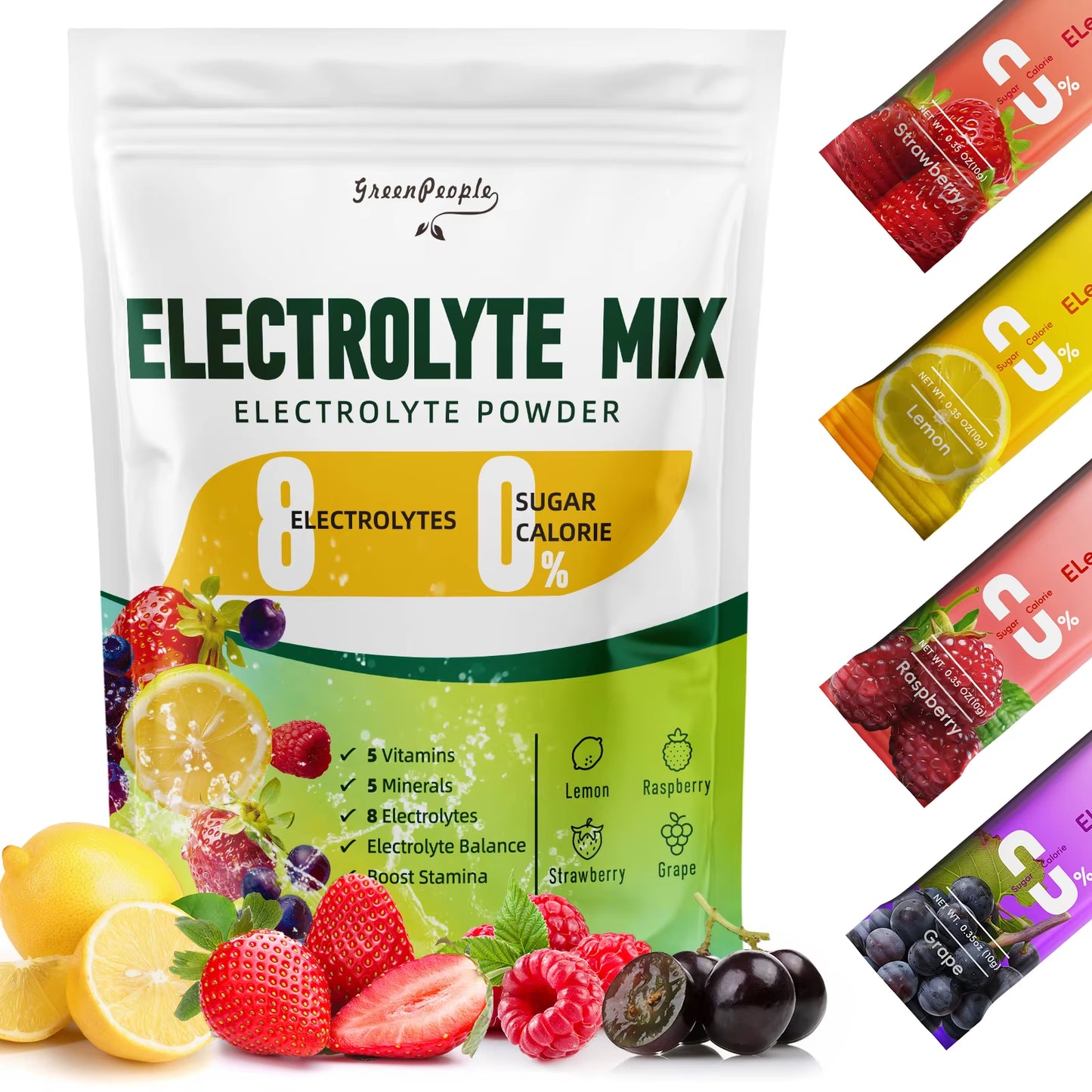 Electrolytes Mix Packets┃Boost Endurance┃Muscle Recovery┃Mental Focus.