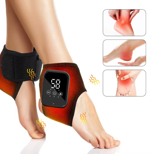 FlexiPulse™ Ankle Recovery System – Smart Air Compression Massager for Achilles Tendon Relief & Circulation Boost