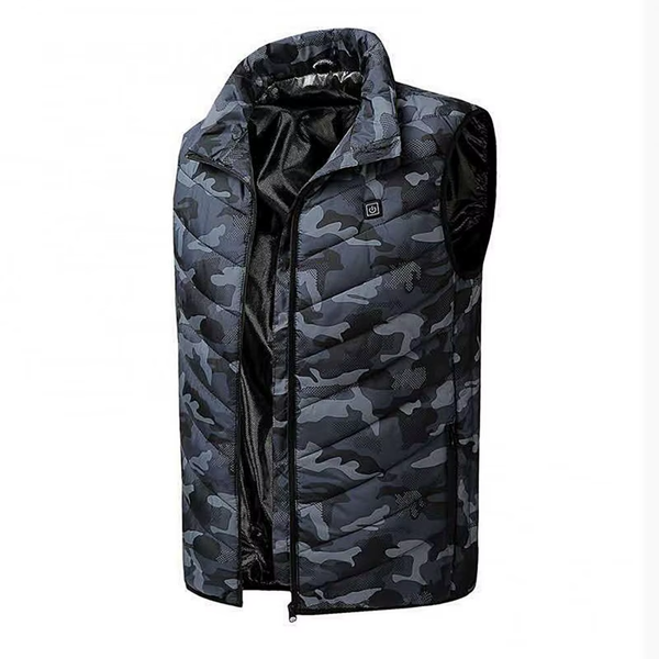 Men Winter Heated Vest | USB Safe Constant Temperature Vest | Outdoor Infrared Heating Vest | Carbon Fiber Thermal Waistcoat.